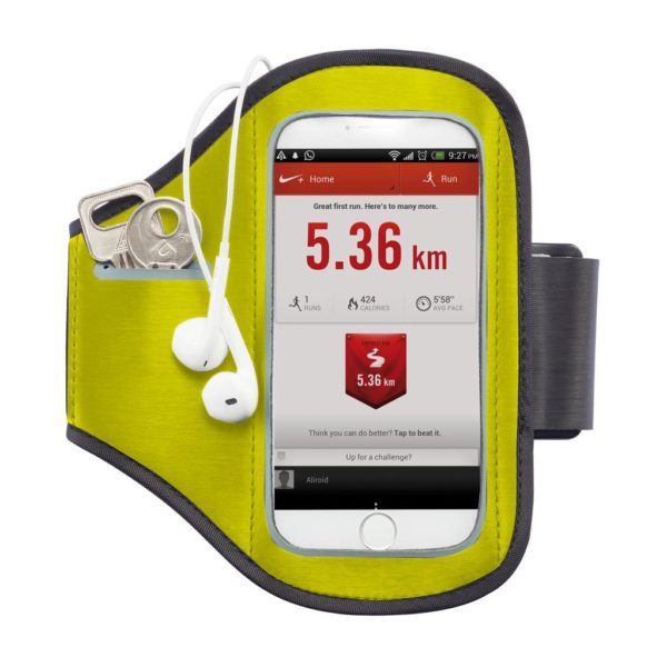 Telefonihoidja sportimiseks, roheline