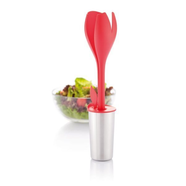 Salatilusika komplekt, punane