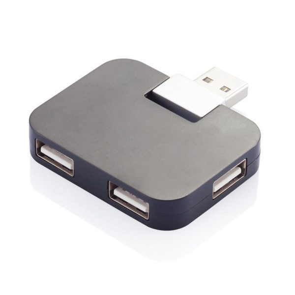 Travel USB hub, black