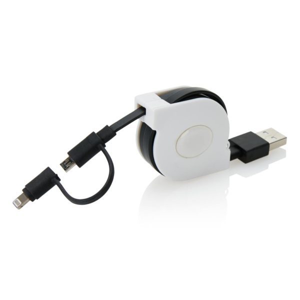 Laadija-kaabel iPhone, micro USB, must