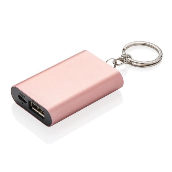 Minimalistlik võtmehoidja-akupank 1.000 mAh, laeb kuni 50% akust